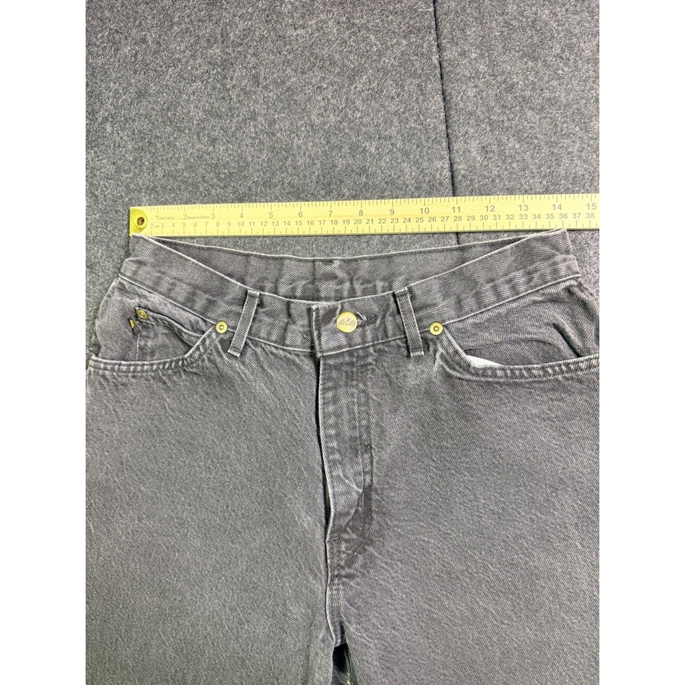 Vintage Chic Brand Womens Jeans Size 13 High Rise Tapered Black Mom Fit USA MADE